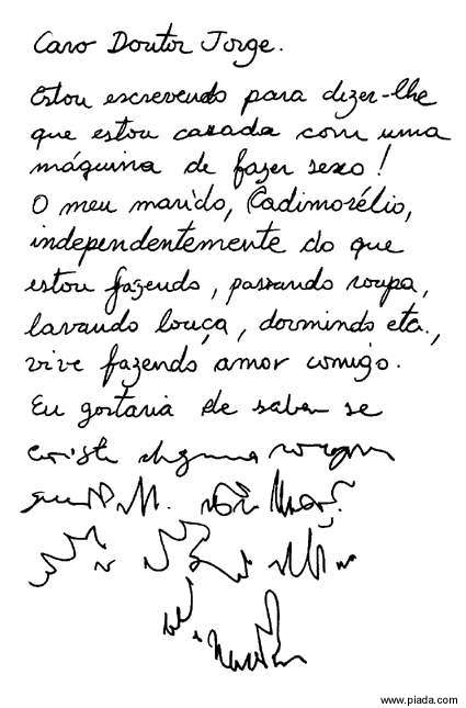 Carta ao mÃ©dico