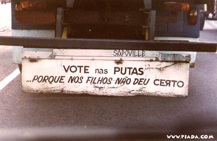 Frase de caminhÃ£o