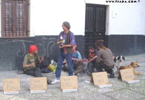 Mendigos organizados