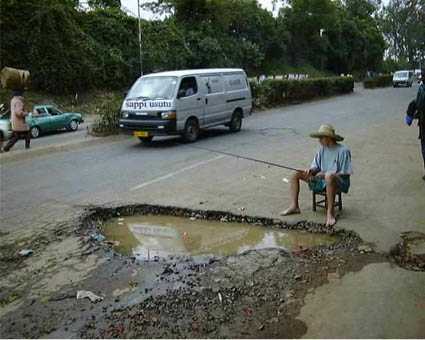 Pescador desesperado